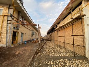 ساخت سازه سوله پروژه مکث بهداشت دلتا