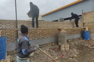دیوار چینی محوطه پروژه اتصال پلیمر ریف