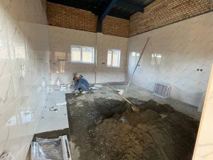 کاشی کاری دیوار و سرامیک کاری کف