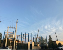مرحله ساخت و نصب اسکلت فلزی