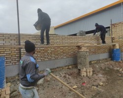 دیوار کشی محوطه دیوار چینی محوطه پروژه اتصال پلیمر ریف