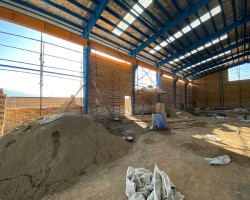 اجرای دیوارکشی سوله در شهرک صنعتی امید البرز اجرای دیوارکشی سوله