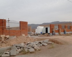 دیوار کشی محوطه شرکت صبا سپهر